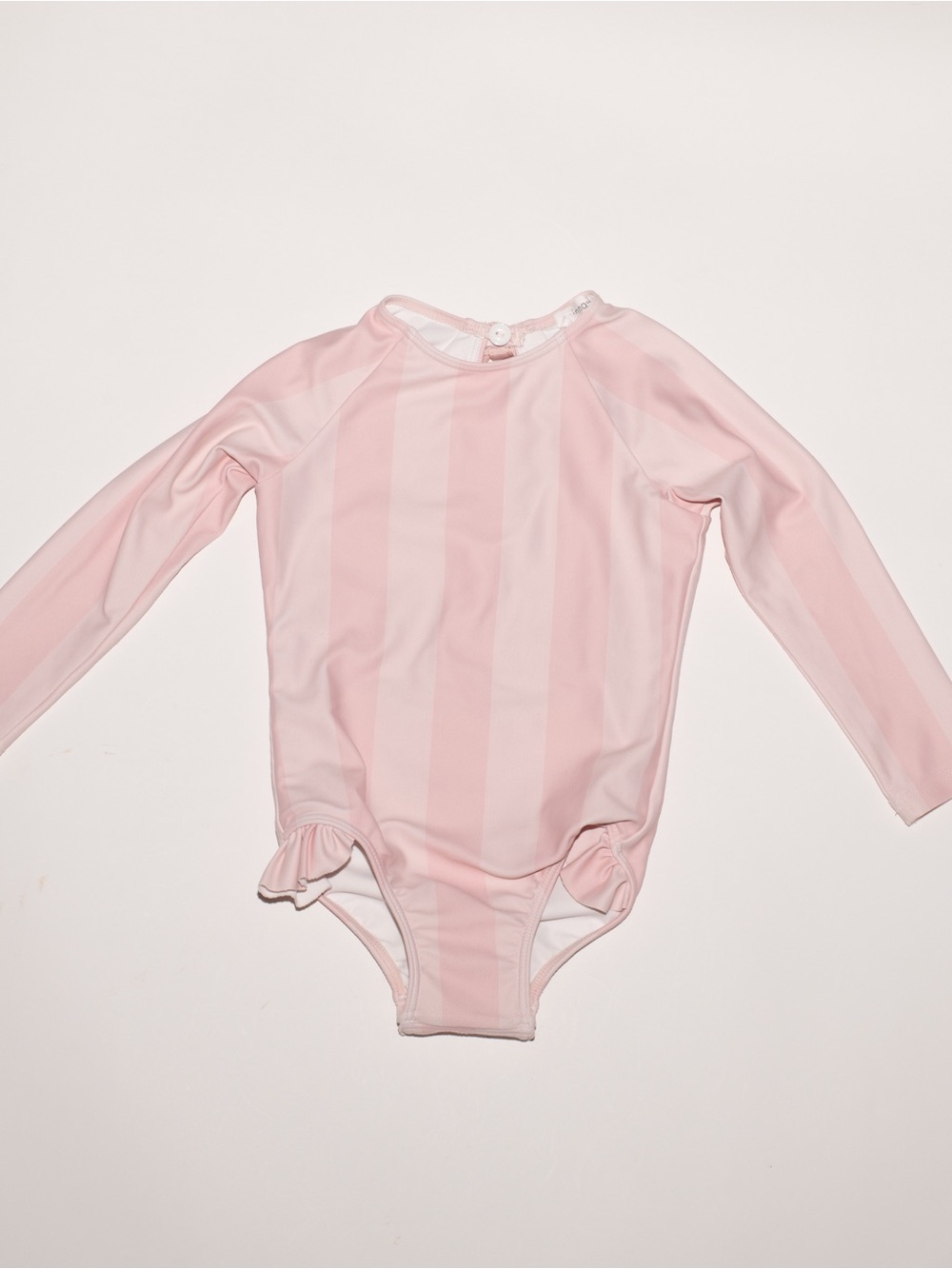 minnow x daphne oz strawberries & cream stripe rashguard one piece
